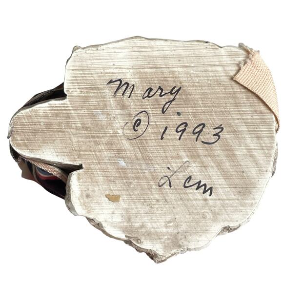 Hestia Nativity Mary Figure Vintage 1993 Companions Collection Handmade - Picture 11 of 16